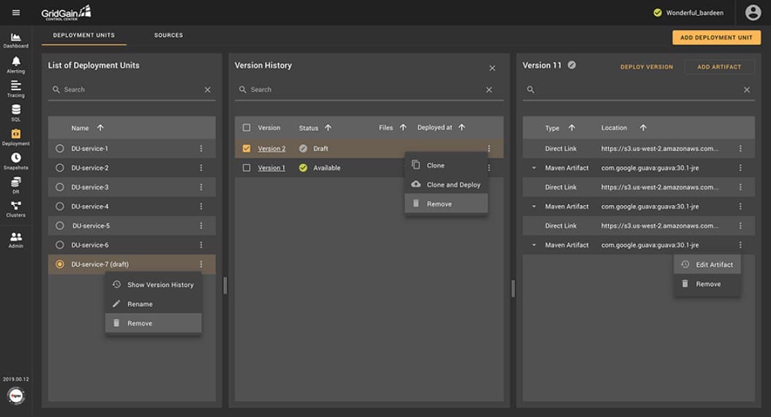 Proactively manage data cluster utilization screenshot