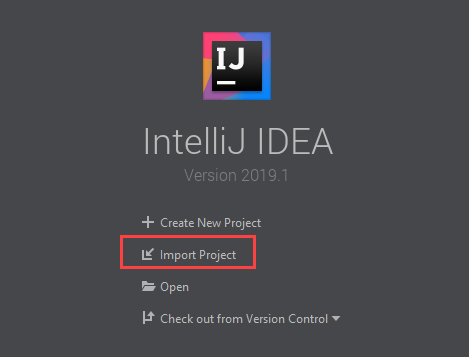 Importing a Project in IntelliJ