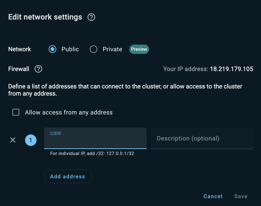 create cluster 6