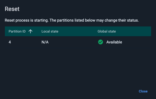 Disaster recovery tab