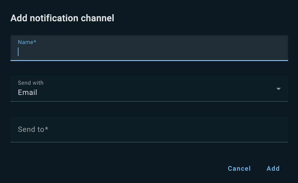 Add Notification Channel