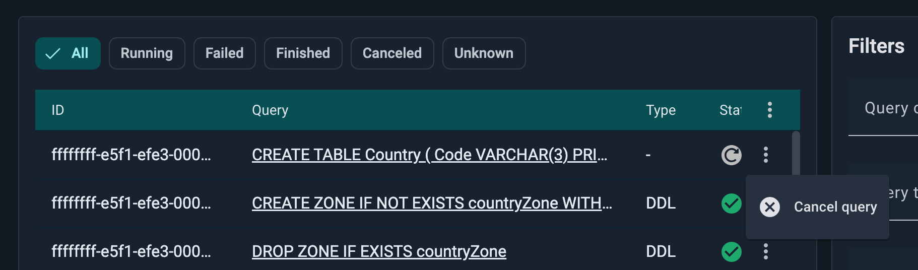 rq cancel