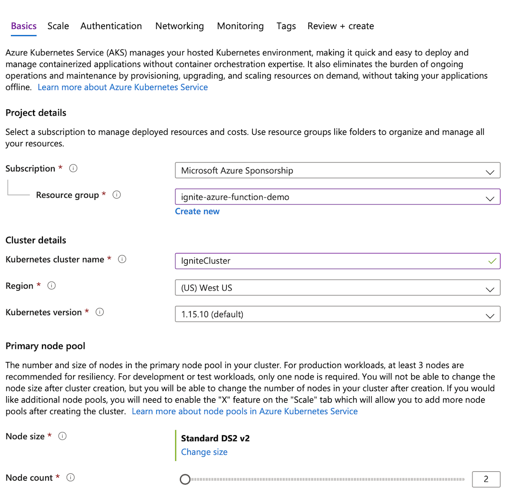 Kubernetes Basic Settings