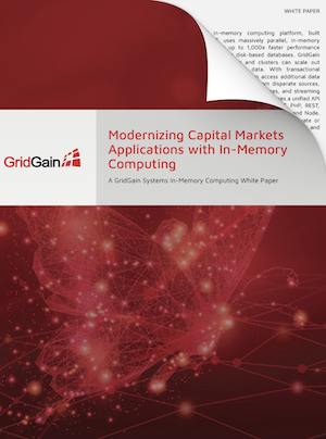 Modernizing Capital Markets Applications with In-Memory Computing