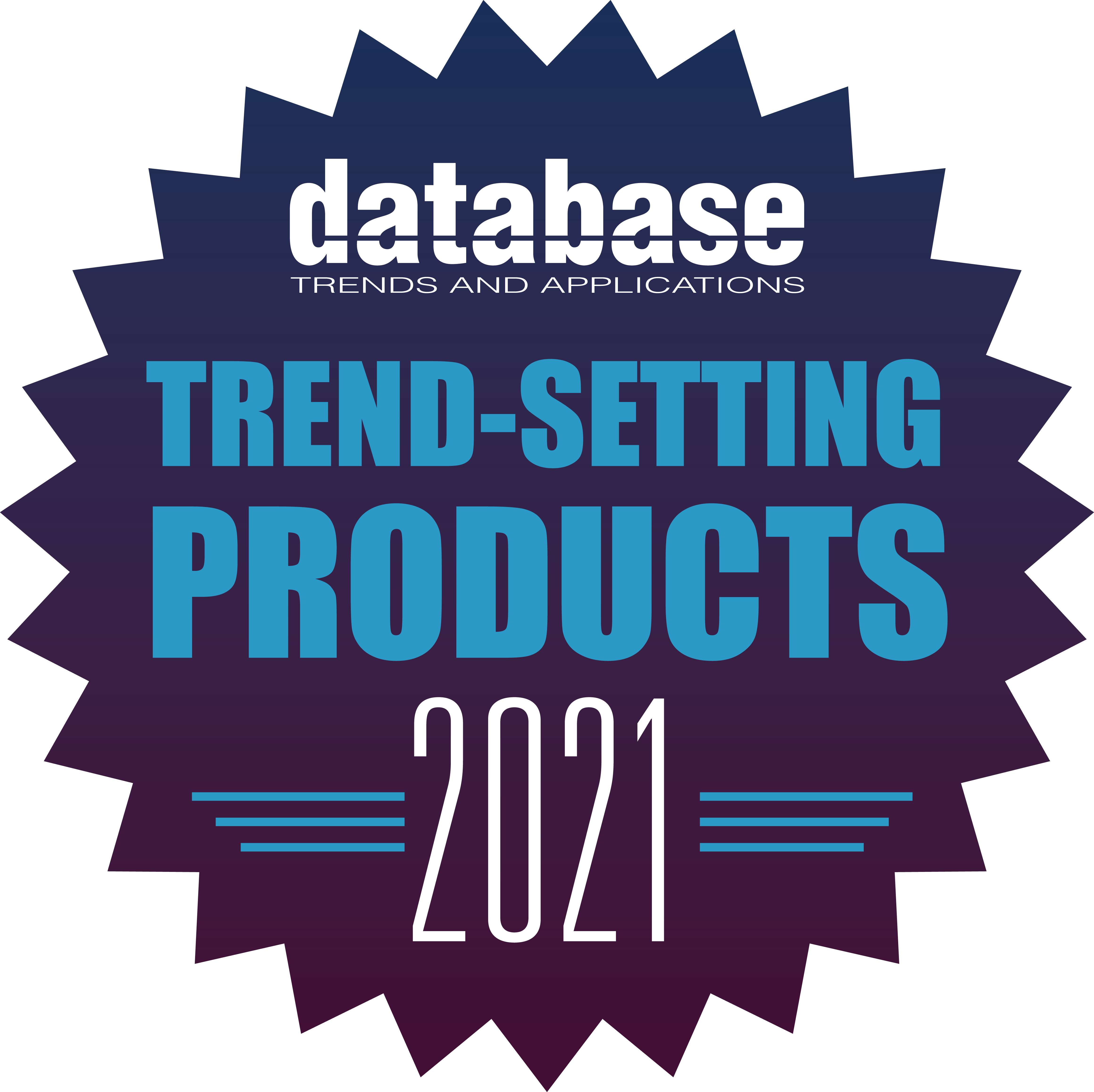 Trend-Setting Products in Data and Information Management for 2021