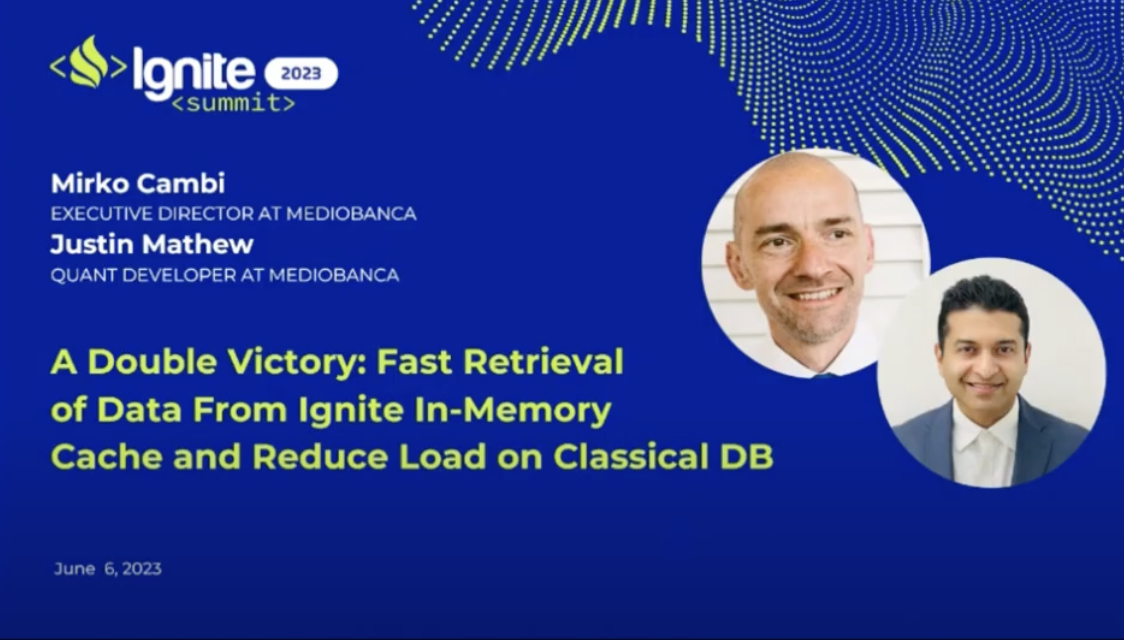 A Double Victory: Fast Retrieval of Data From Ignite In-Memory Cache ...