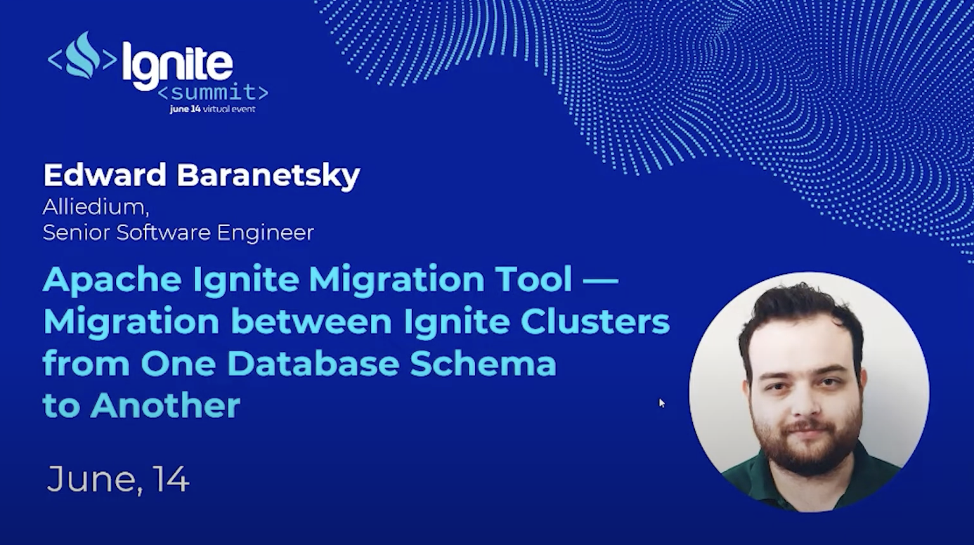 Apache Ignite Migration Tool: Migration Between Ignite Clusters From ...