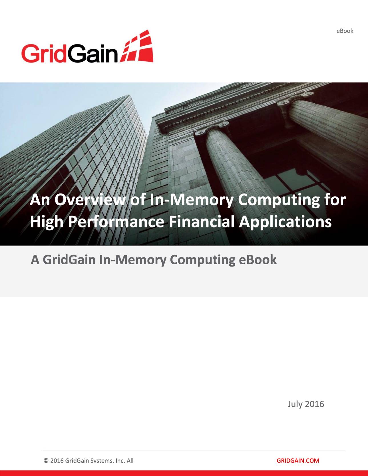 An Overview of In-Memory Computing for High Performance Financial Applications
