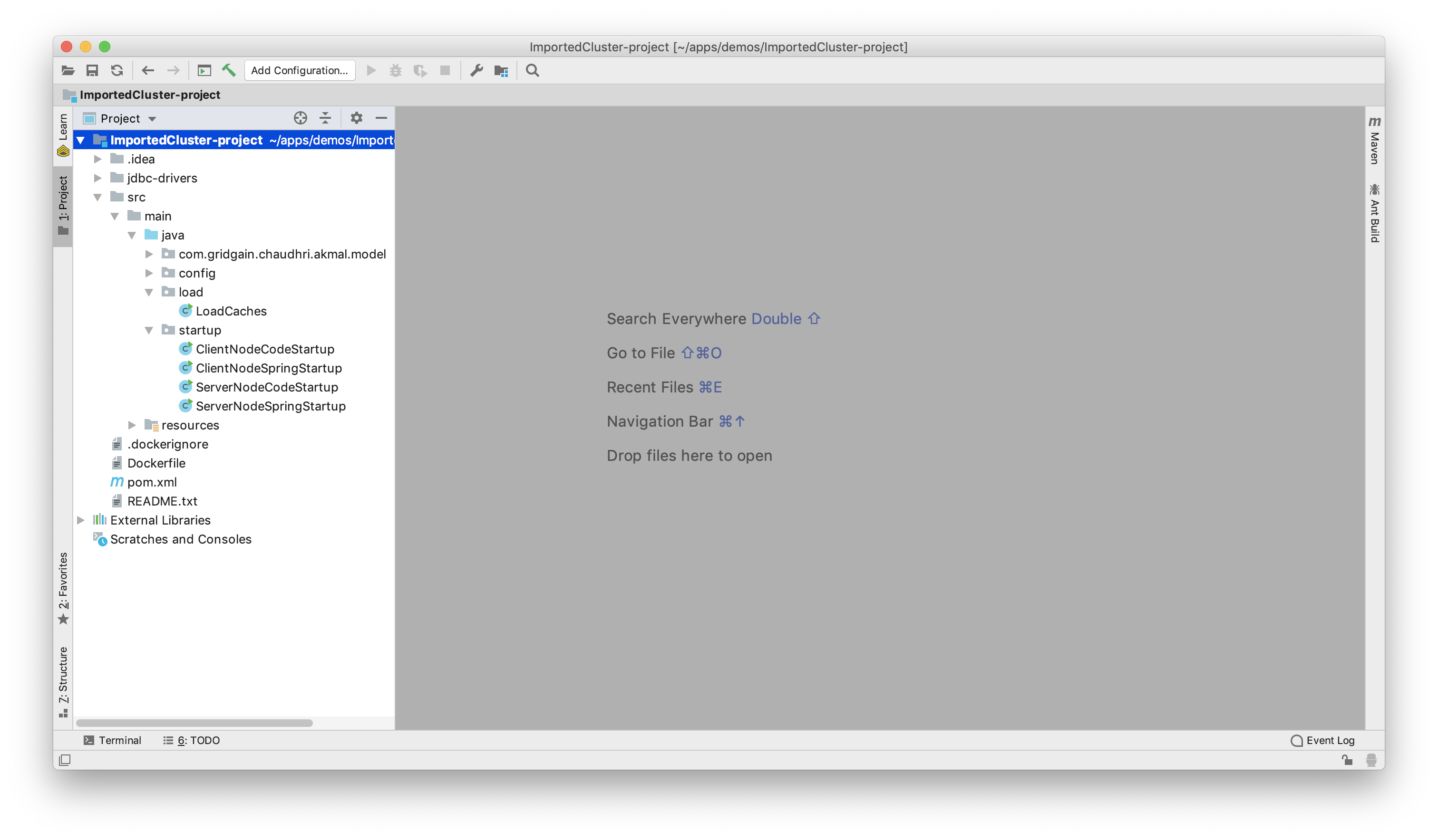 Figure 18. Project Loaded in IDE.