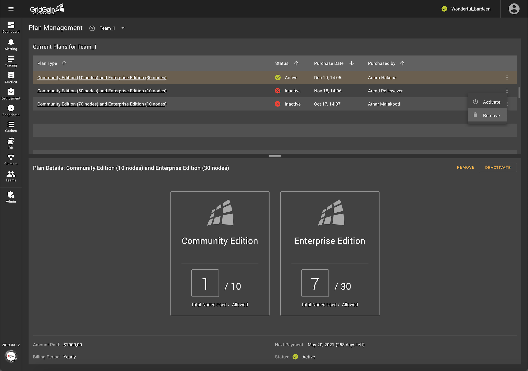 GridGain SaaS