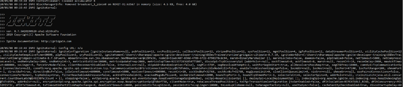 Load Data Into GridGain from Hadoop 1