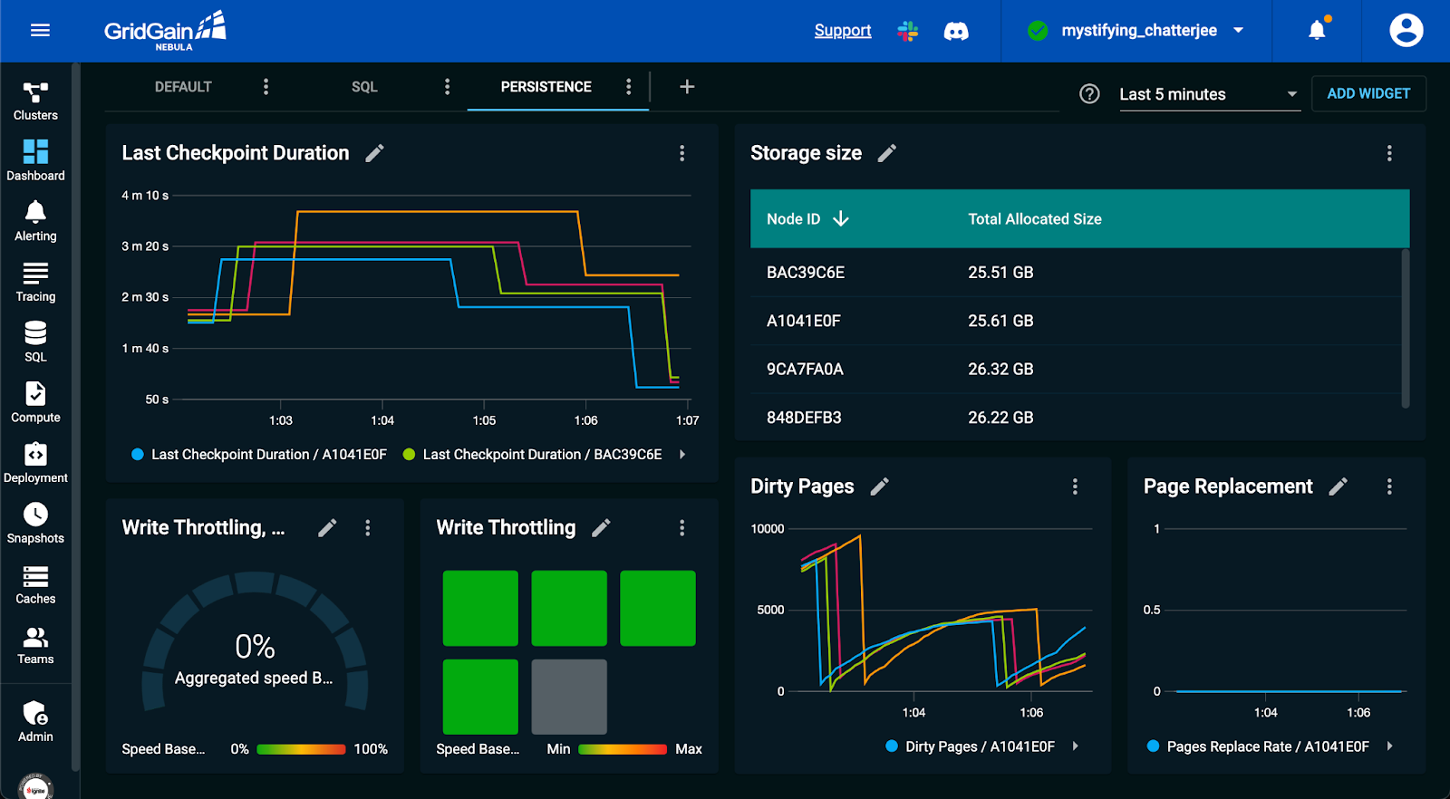 persistence monitoring