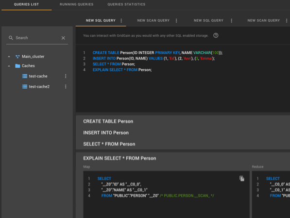 Queries screenshot