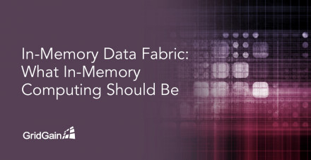 In-Memory Data Fabric: What In-Memory Computing Should Be