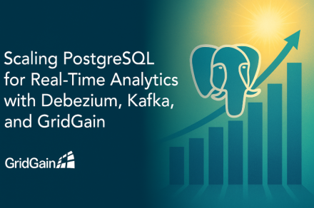 PostgreSQL scaling for real-time analytics using Debezium, Kafka, and GridGain