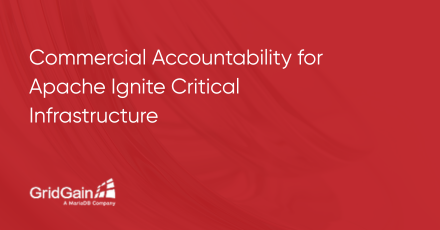 Commercial Accountability for Apache Ignite Critical Infrastructure
