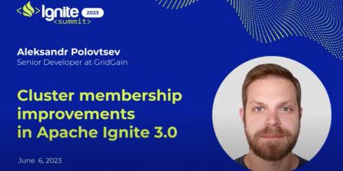 Cluster Membership Improvements in Apache Ignite 3.0