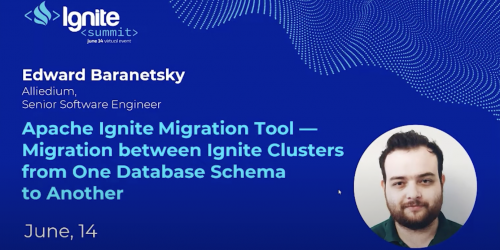 Apache Ignite Migration Tool—Migration Between Ignite Clusters from One Database Schema to Another
