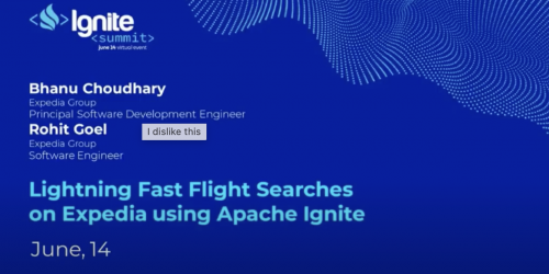 Lightning Fast Flight Searches on Expedia Using Apache Ignite