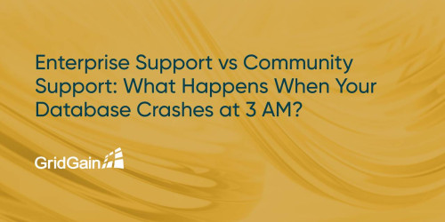 Enterprise Support vs Community Support: What Happens When Your Database Crashes at 3 AM?