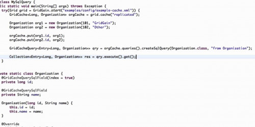 GridGain - SQL Queries
