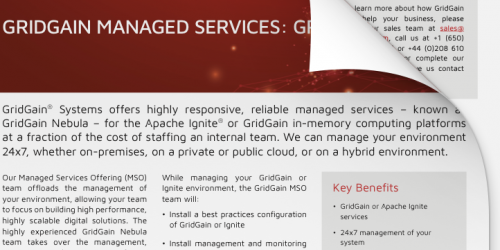 GridGain Managed Services: GridGain Nebula