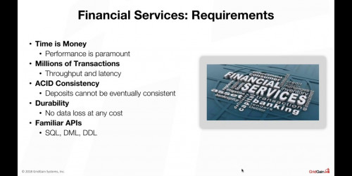 Apache Ignite + GridGain  powering up banks and financial institutions with distributed systems