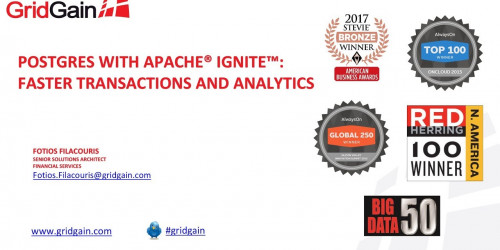 Postgres with Apache Ignite:  Faster Transactions and Analytics