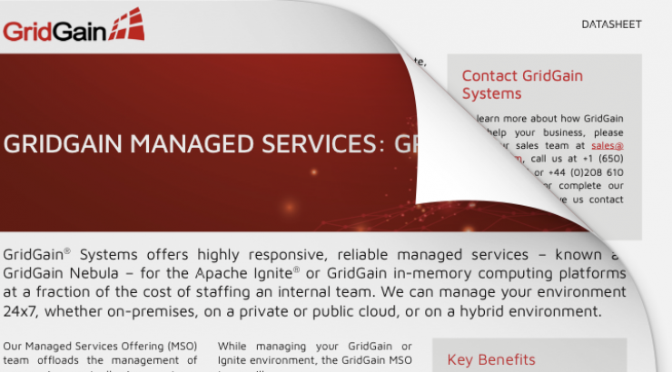 GridGain Managed Services: GridGain Nebula