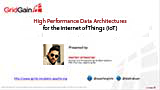 Webinar: High Performance Data Architectures for the Internet of Things (IoT)